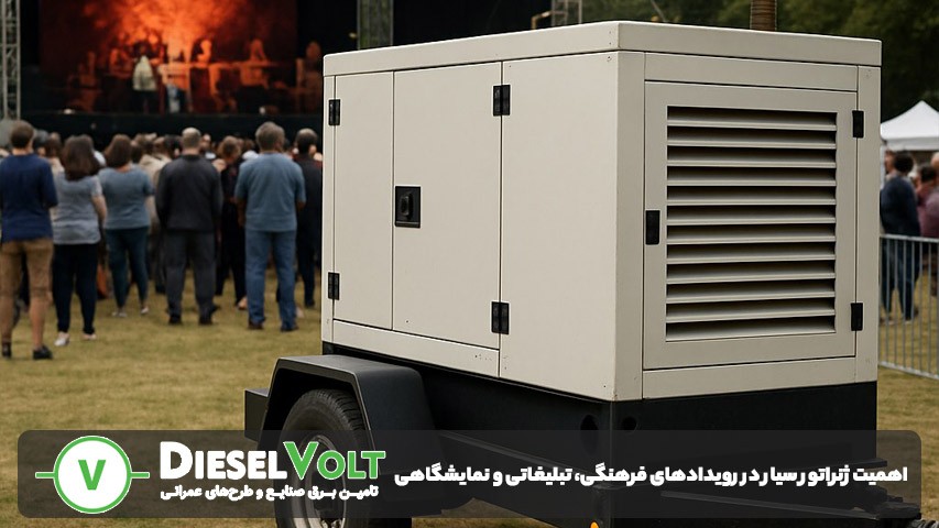 کاربرد ژنراتور سیار در پروژه‌های عمرانی و ساختمانی