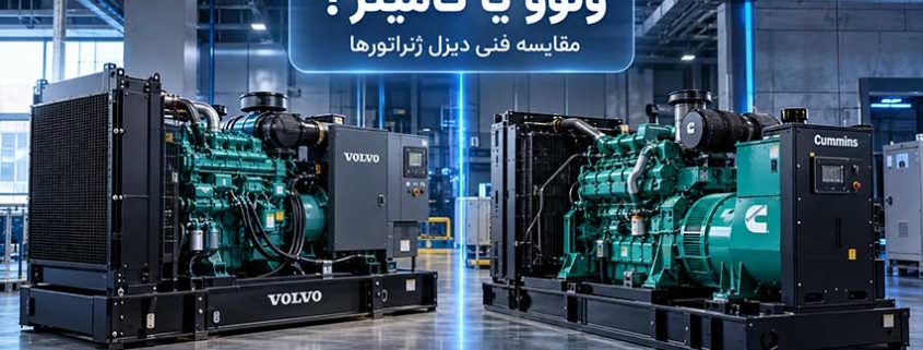 مقایسه دیزل ژنراتور ولوو و کامینز
